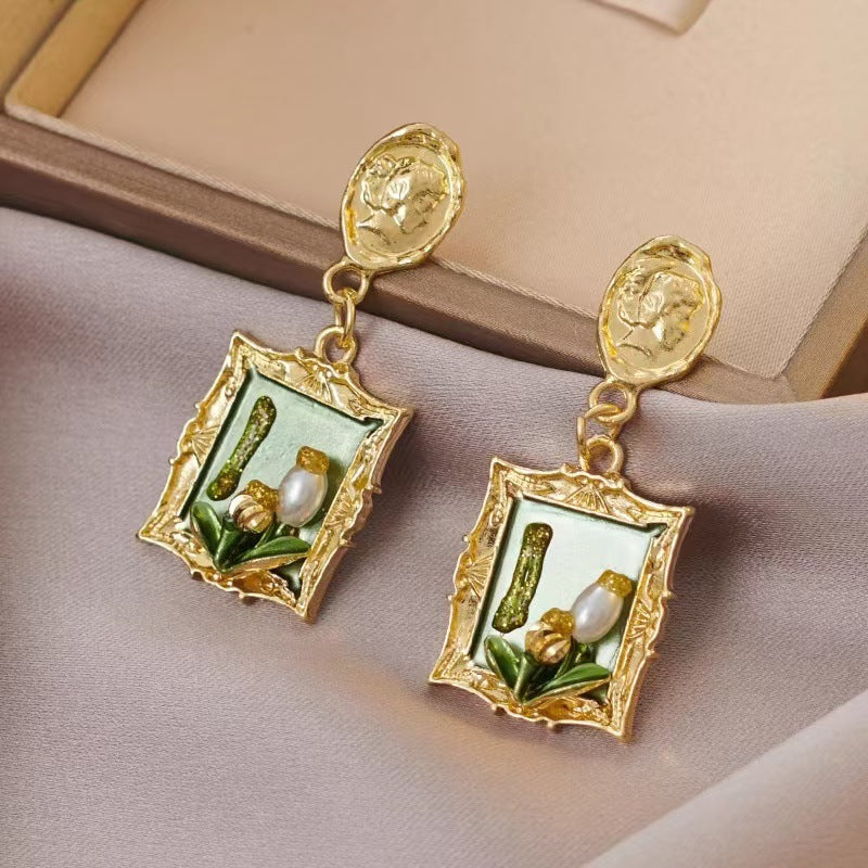 Brennan Baroque Pearl Stud Earrings