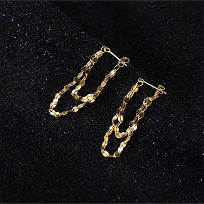 Maesyn Asymmetric Tassel Earrings