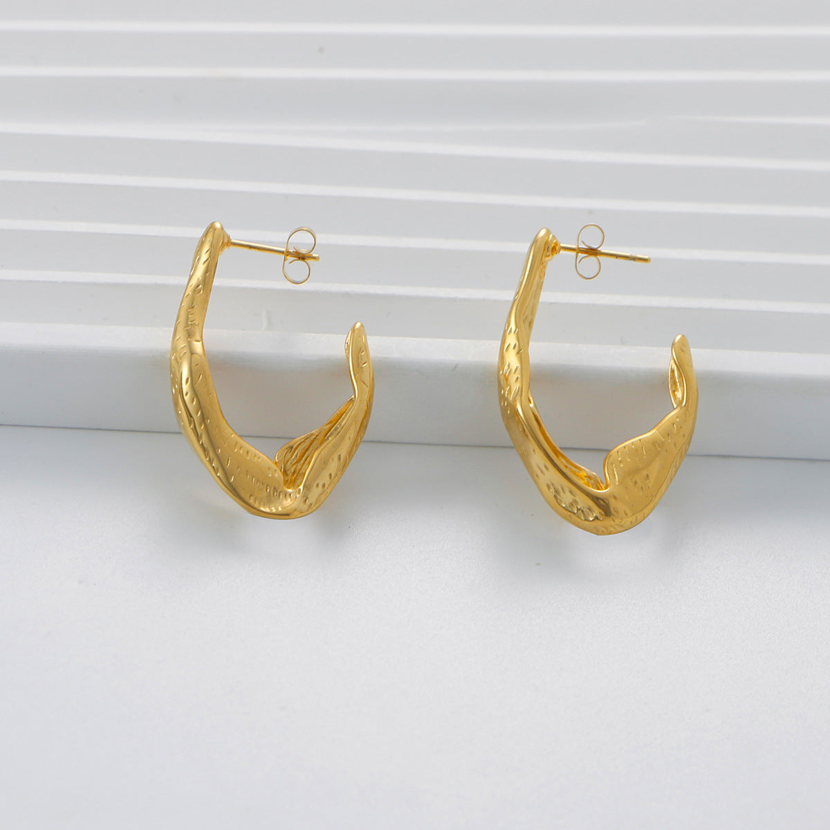 Andrea Geometric Drop Earrings