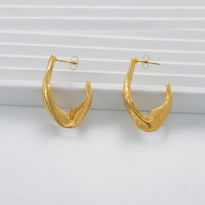 Andrea Geometric Drop Earrings