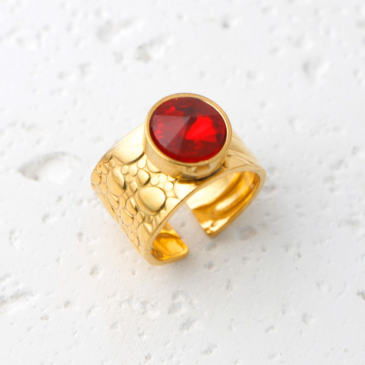 Thais Gold Statement Open Ring