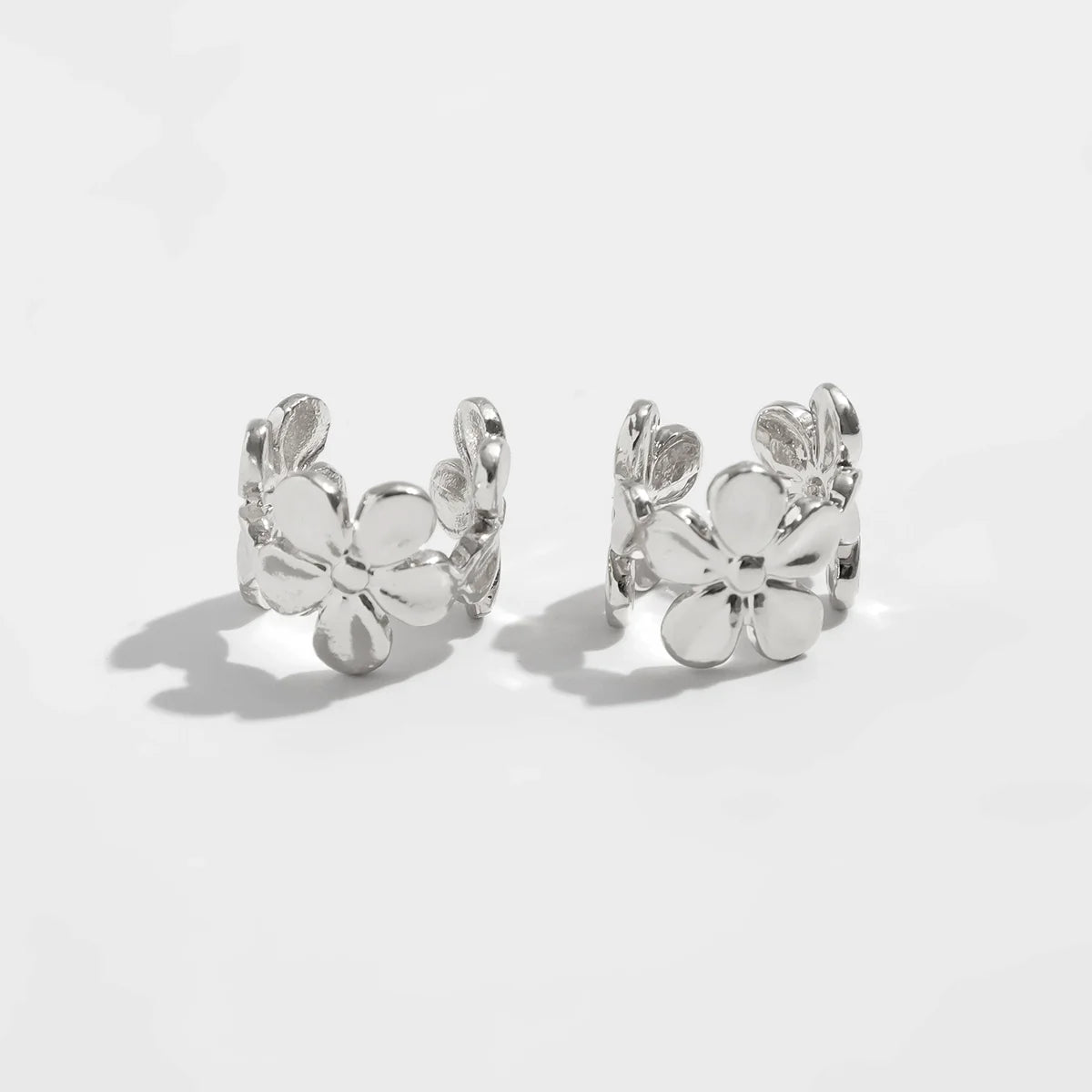 Danielle Metal Flower Ear Clips
