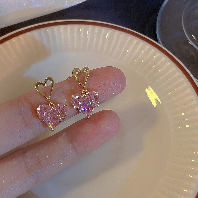 Coraline Zircon Heart Necklace