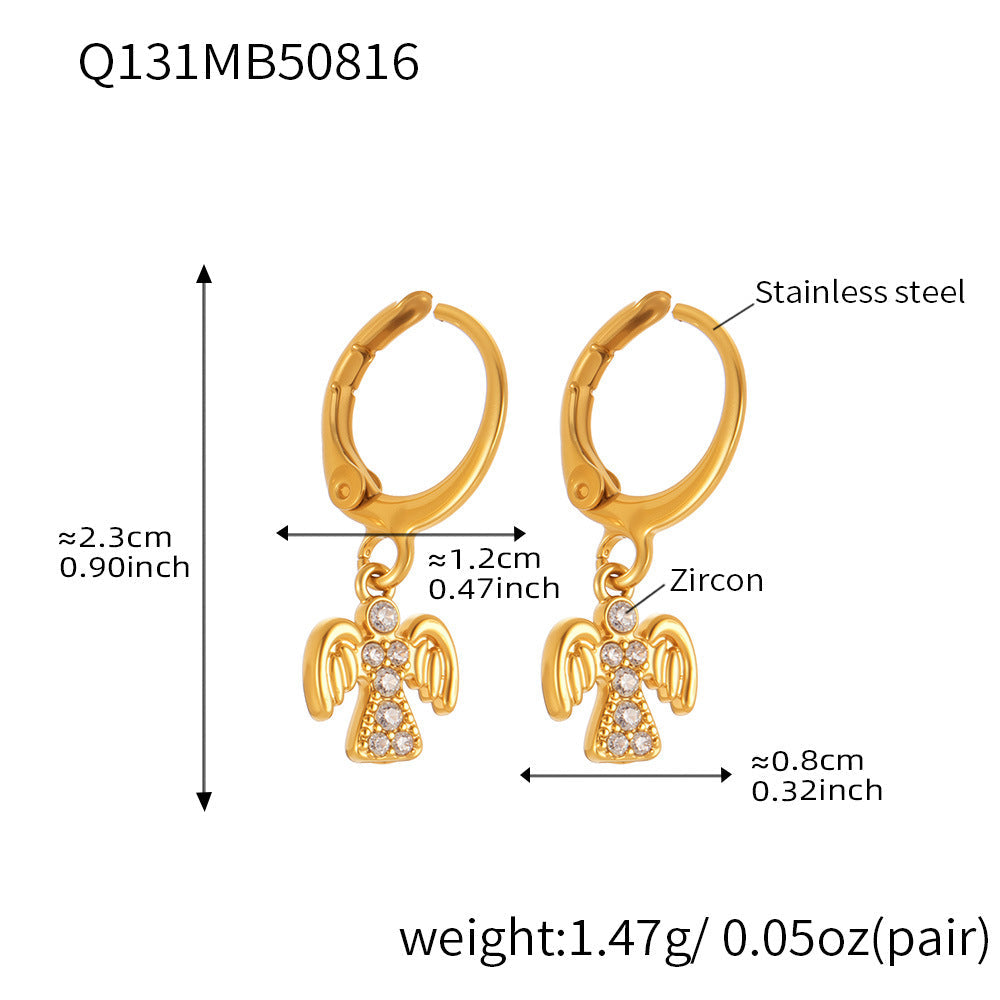Draya Zircon Stud Earrings