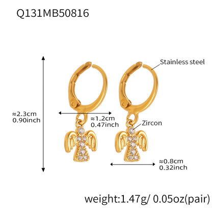Draya Zircon Stud Earrings