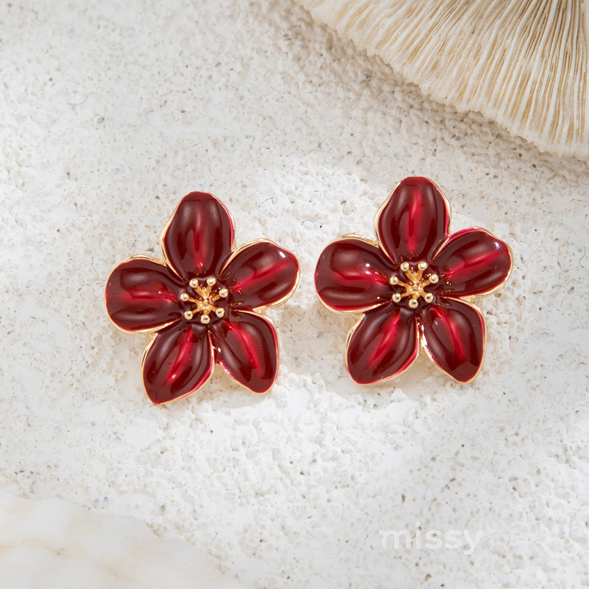 Jozie Flower Statement Earrings