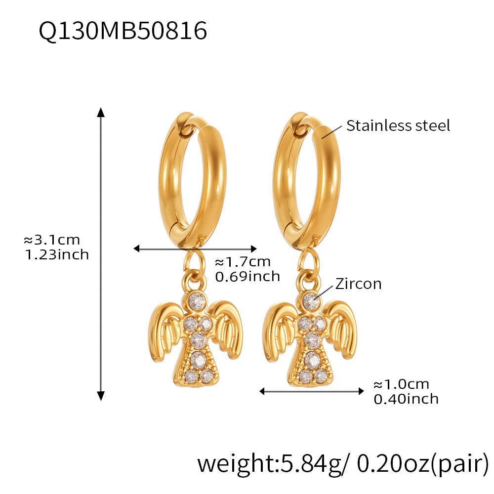 Draya Zircon Stud Earrings