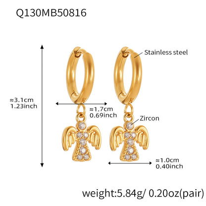Draya Zircon Stud Earrings