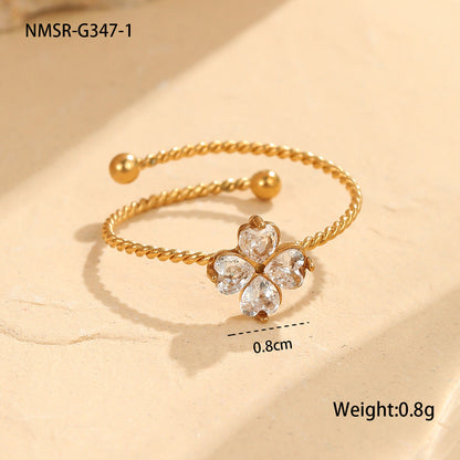 Lilou Clover Charm Ring