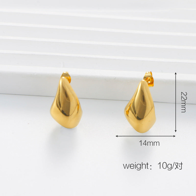 Andrea Geometric Drop Earrings