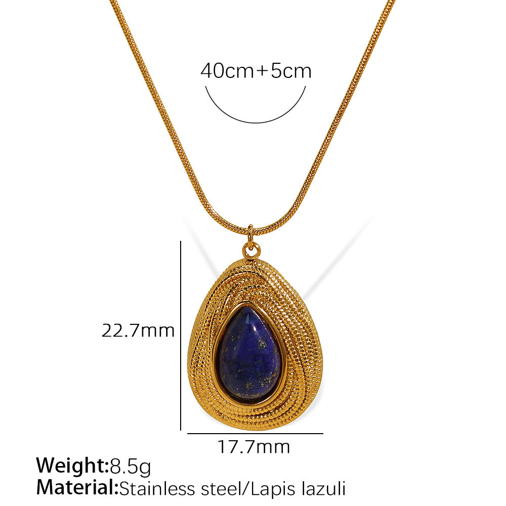 Rhema Gold Tone Stone Set