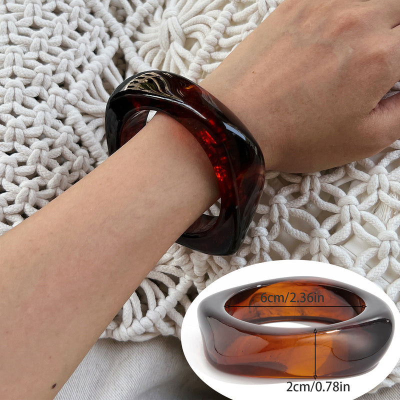 Jovanna Marbled Statement Bangle