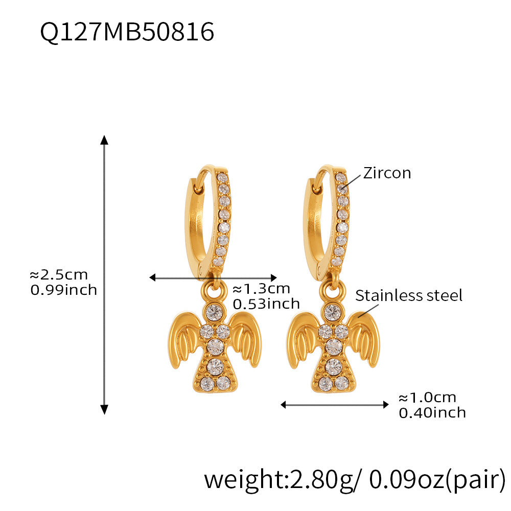 Draya Zircon Stud Earrings