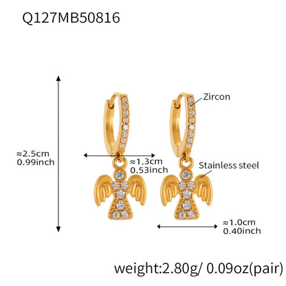 Draya Zircon Stud Earrings