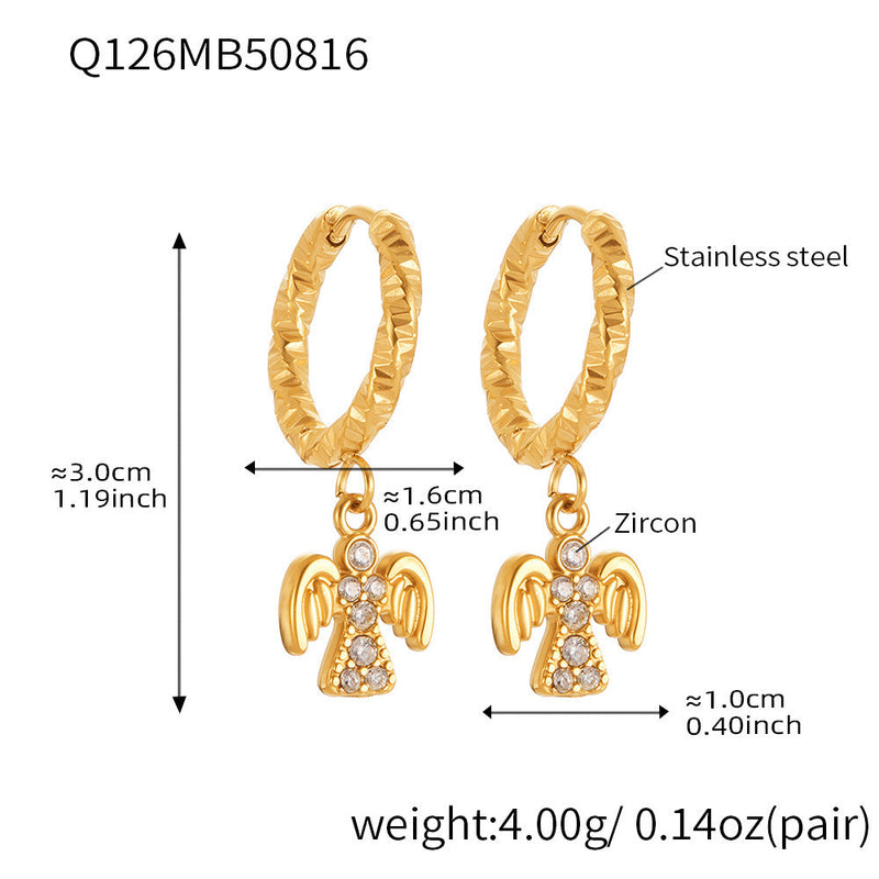 Draya Zircon Stud Earrings