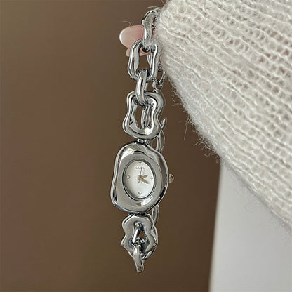 Irregular Chain Link Bracelet Watch