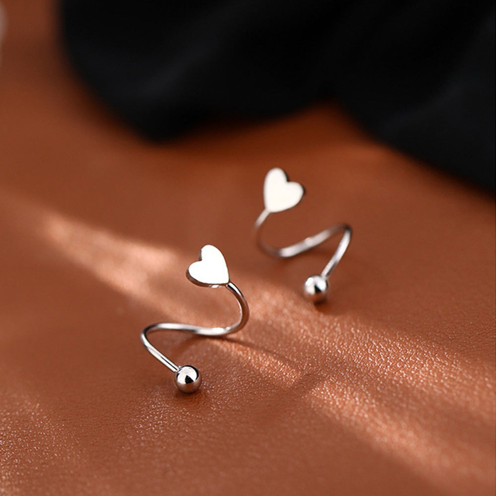 Karra Star Heart Cartilage Studs