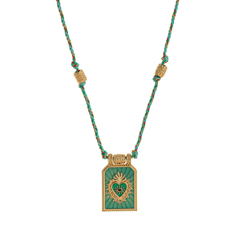 Siyona Cord Charm Necklace