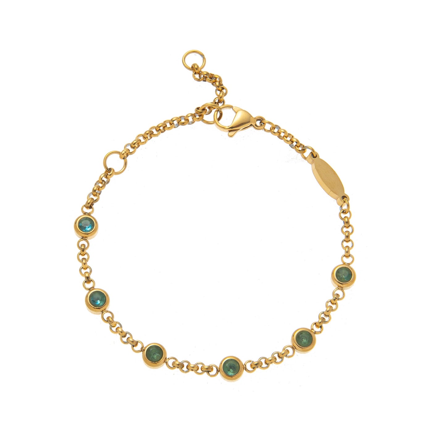 Hasset Minimal Birthstone Bracelet