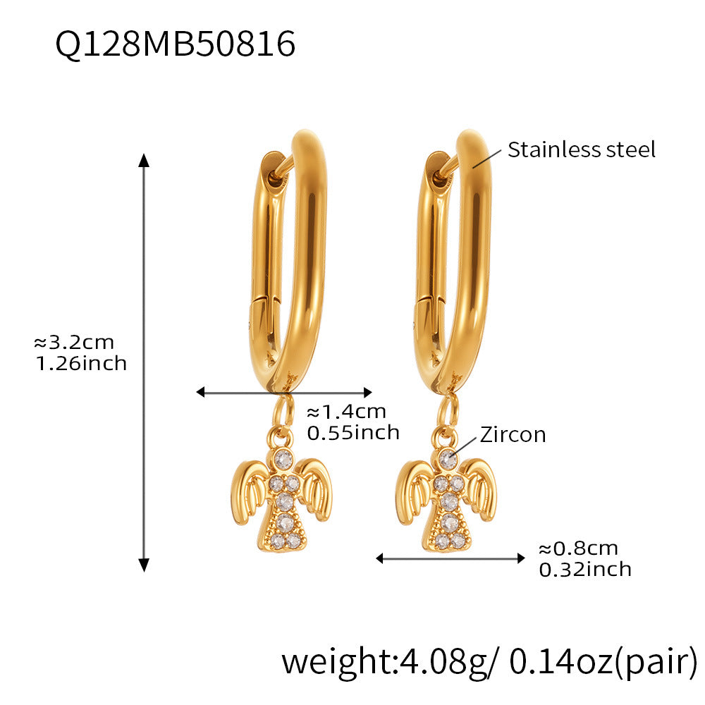 Draya Zircon Stud Earrings