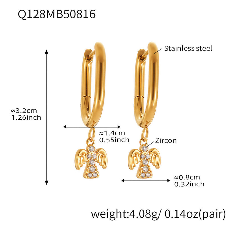 Draya Zircon Stud Earrings