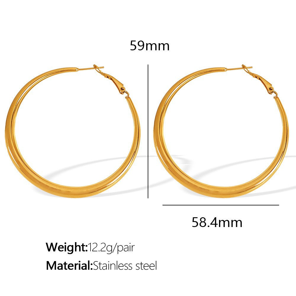 Rivka Statement Hoop Earrings