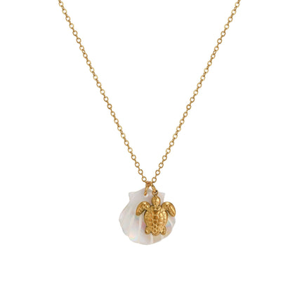 Seashell Ocean Charm Necklace