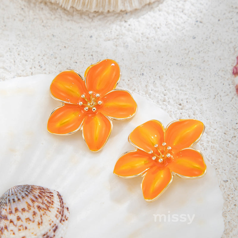 Jozie Flower Statement Earrings