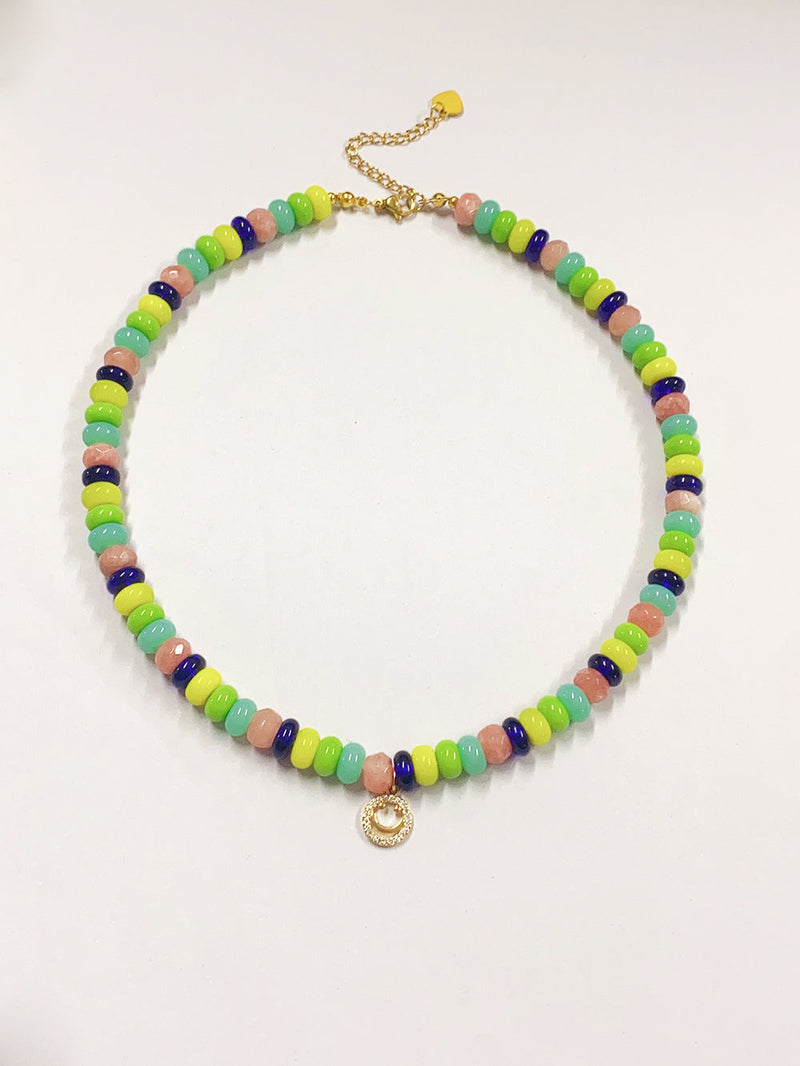 Iva Candy Charm Beaded Necklace