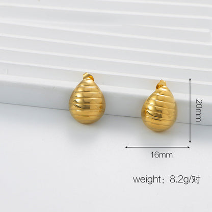 Andrea Geometric Drop Earrings