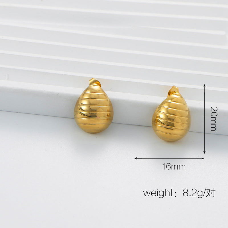 Andrea Geometric Drop Earrings