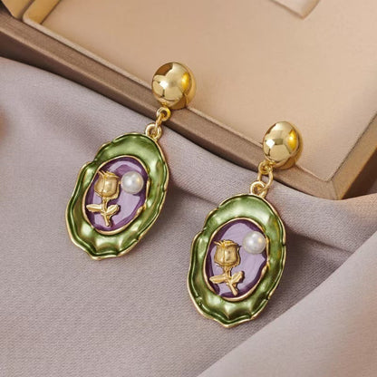 Brennan Baroque Pearl Stud Earrings