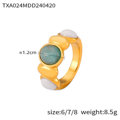 Zo Oval Stone Jewelry Set