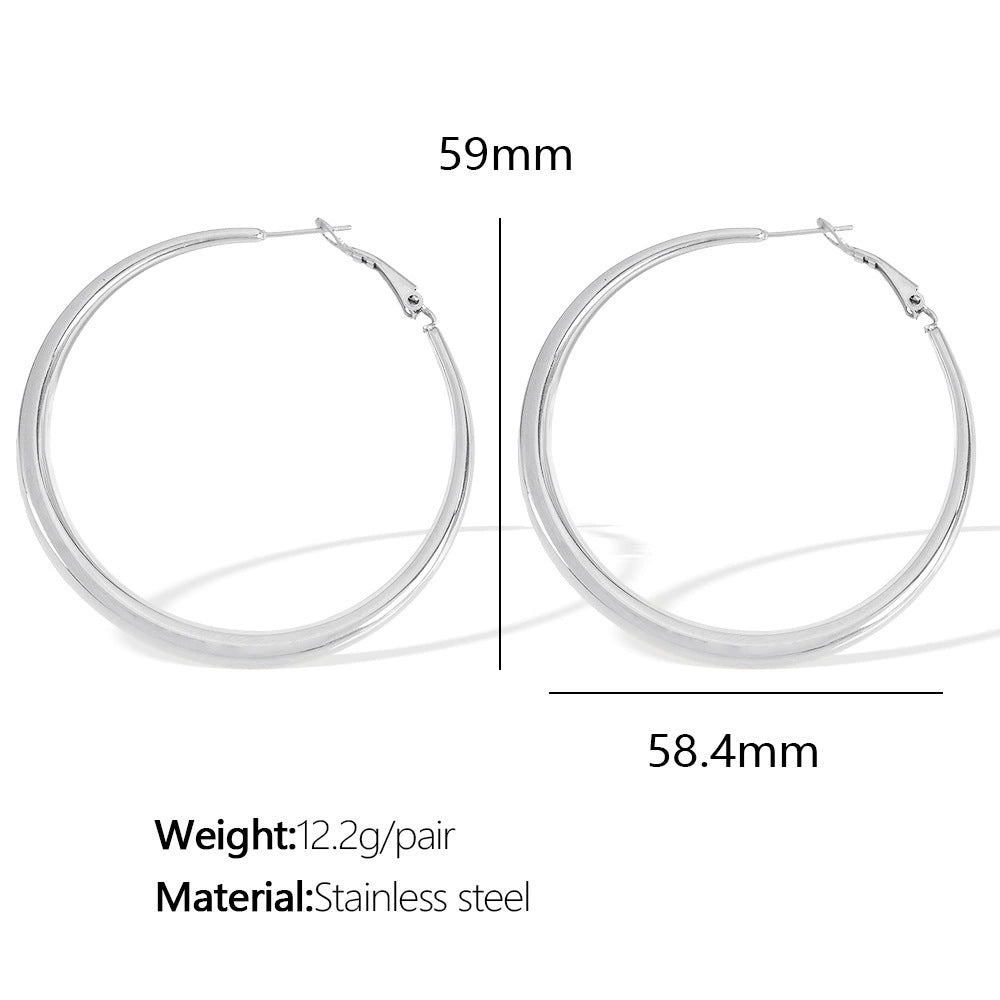 Rivka Statement Hoop Earrings