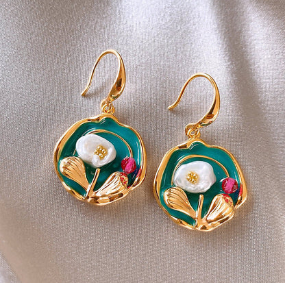Brennan Baroque Pearl Stud Earrings