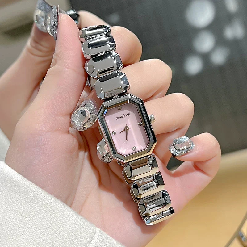 Mother-of-pearl Square Bracelet Watch
