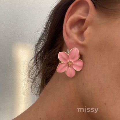 Jozie Flower Statement Earrings