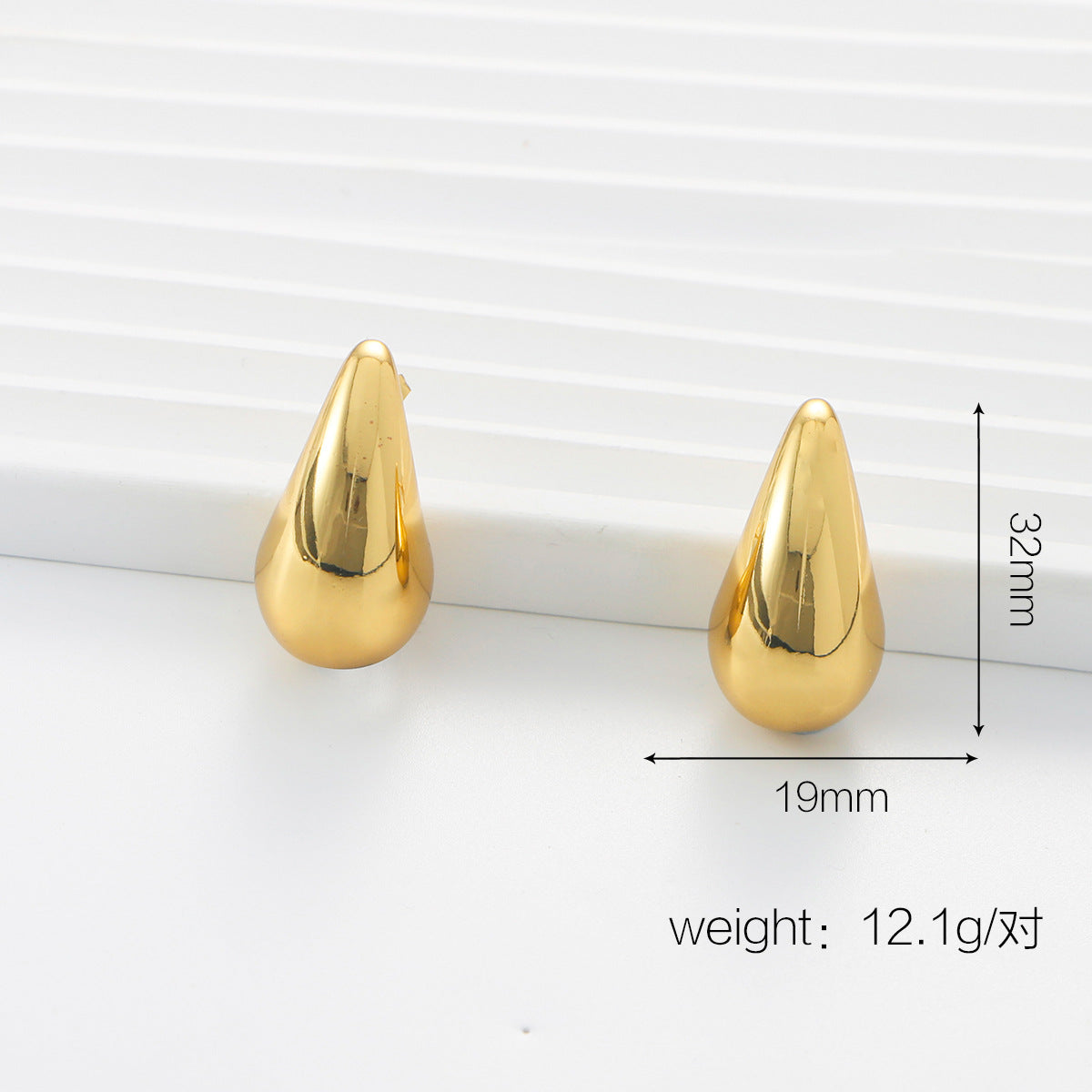 Andrea Geometric Drop Earrings