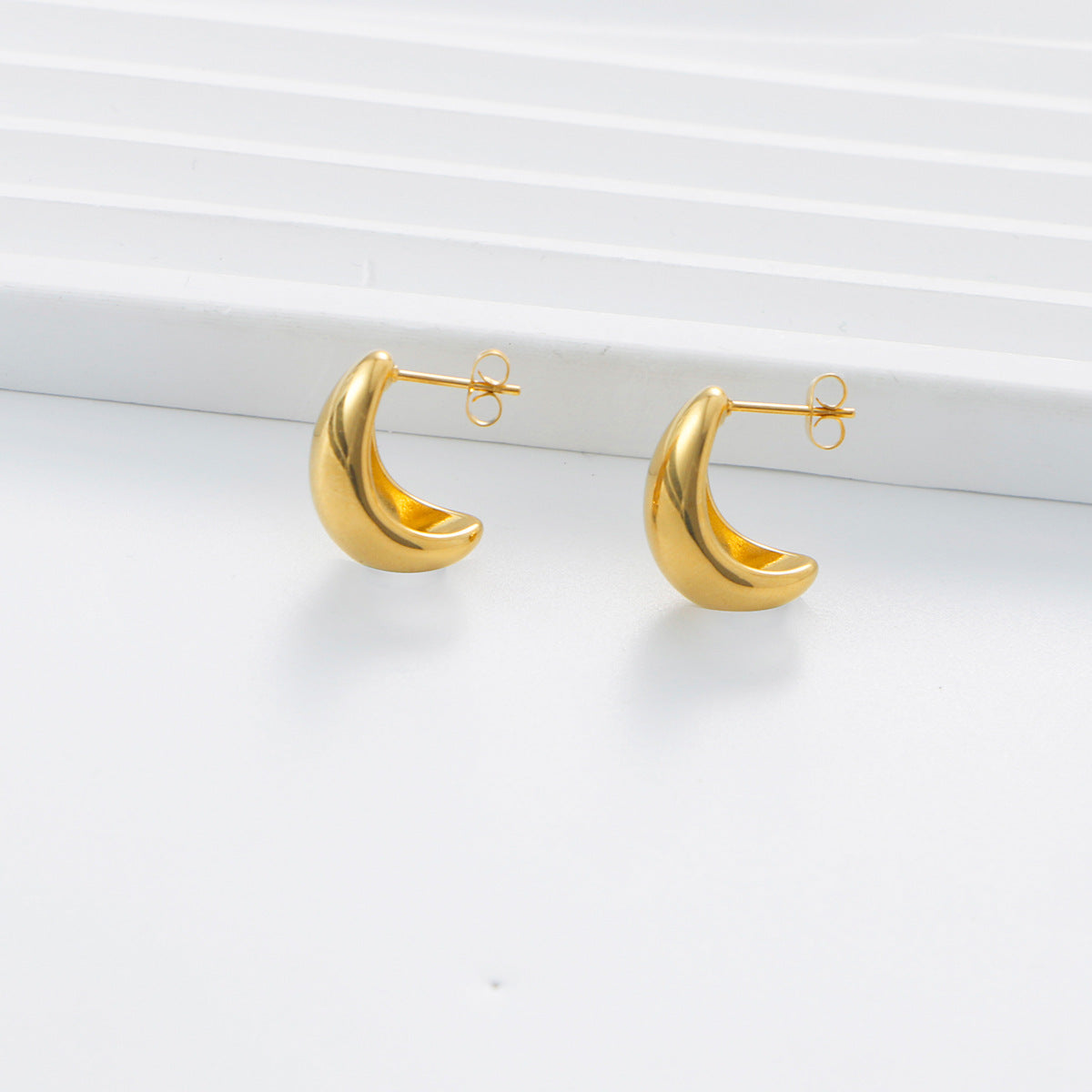 Andrea Geometric Drop Earrings