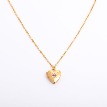Anayah Birthstone Heart Locket