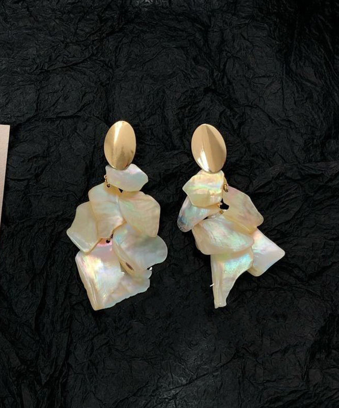 Original Design Alloy Shell Asymmetrical Drop Earrings