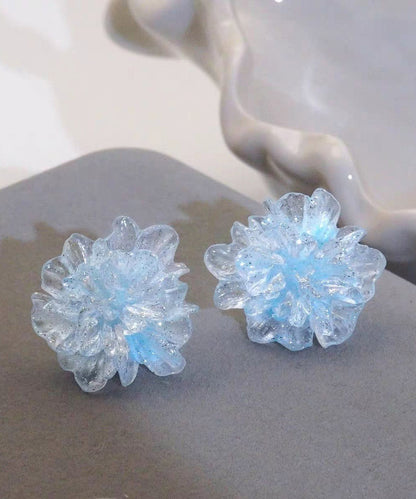Original Design Blue Acrylic Stud Earrings