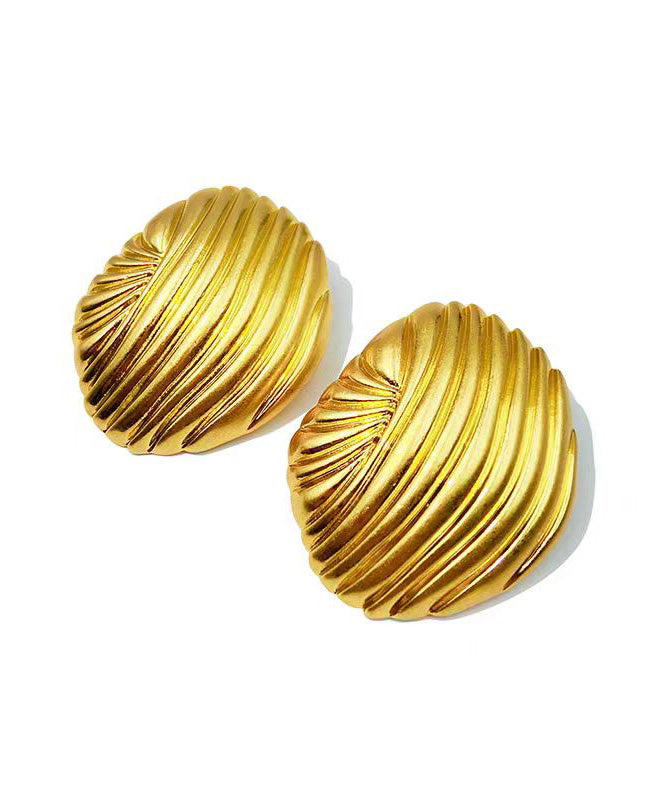Original Design Metal Stud Earrings