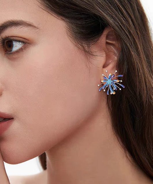 Original Design Star Gradient Fireworks Earrings