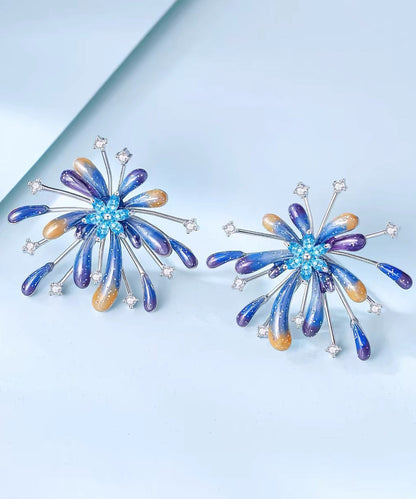 Original Design Star Gradient Fireworks Earrings