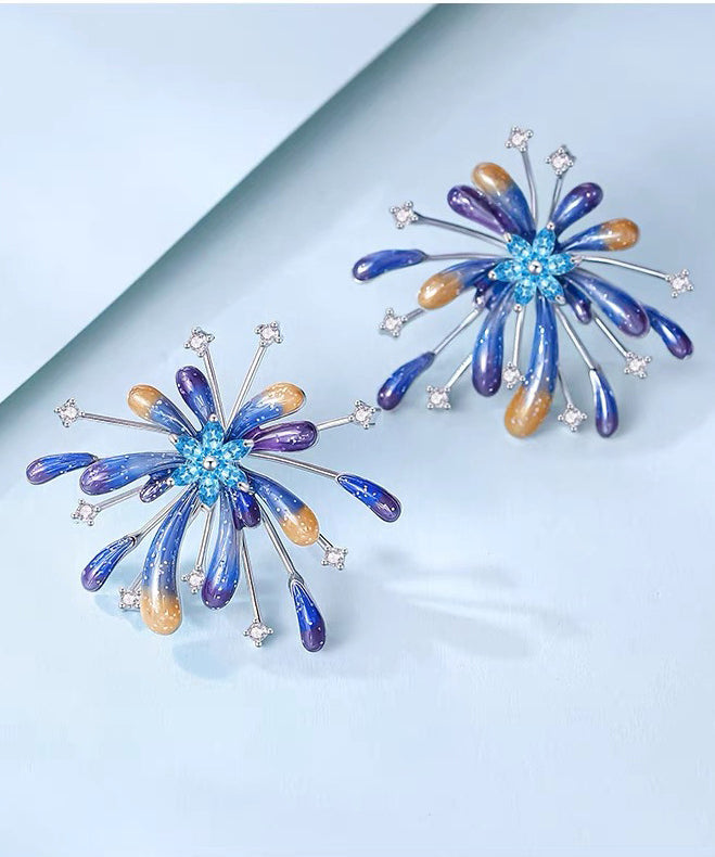 Original Design Star Gradient Fireworks Earrings