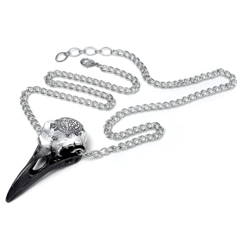 Volvan Ravenskull Viking Necklace by Alchemy Gothic