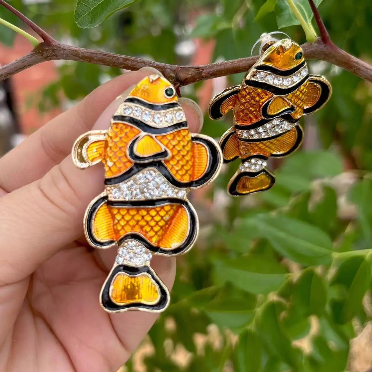 Statement Clownfish Earrings