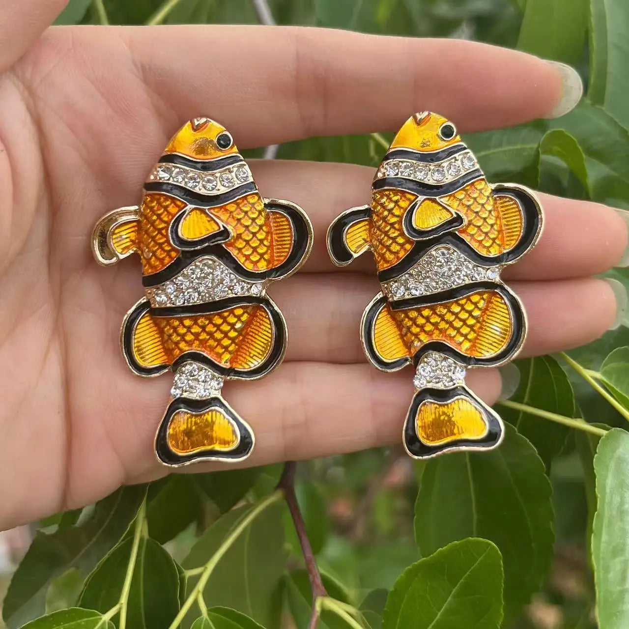 Statement Clownfish Earrings