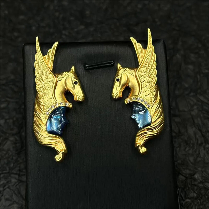 Statement Pegasus Earrings